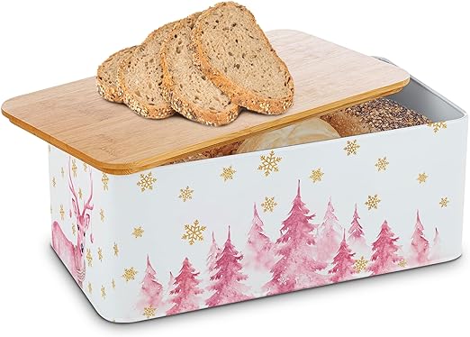 Pinata Pink Christmas Decorations Indoor Bread Box